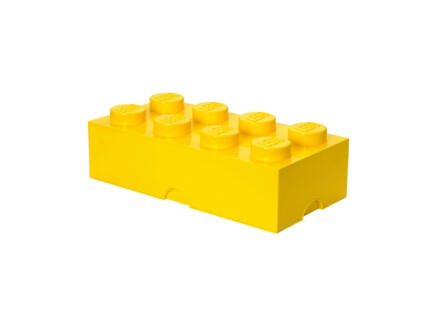 Brick 8 opbergbox 12,1l geel