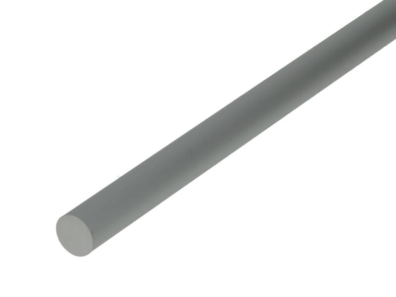 Arcansas Buisprofiel rond vol 1m 12mm aluminium geanodiseerd mat