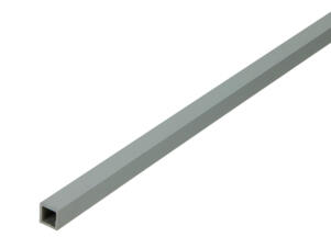 Arcansas Buisprofiel vierkant 1m 10x10 mm geanodiseerd aluminium mat
