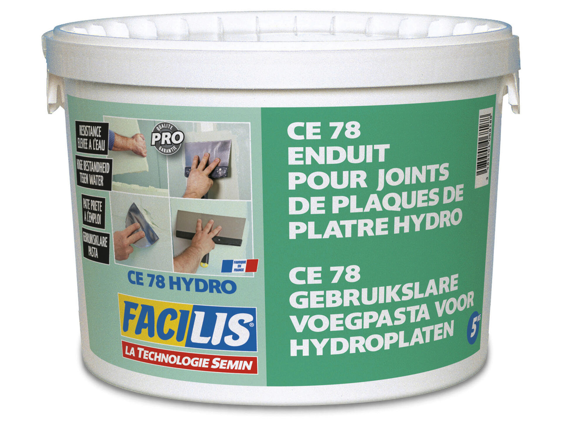 Semin C78 Hydro Facilis enduit à joint 5kg | Hubo