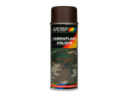 Motip Camouflage laque en spray satin 0,4l army brown 1
