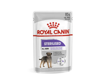 Royal Canin Canine Care Nutrition Sterilised All Sizes croquettes chien 85g 12 pièces