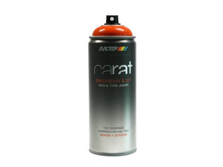 Motip Carat laque déco en spray brillant 0,4l orange signalisation 1