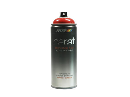 Motip Carat laque déco en spray brillant 0,4l rouge feu 1