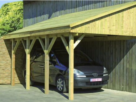 Carport aanbouw 304x590 cm hout 1