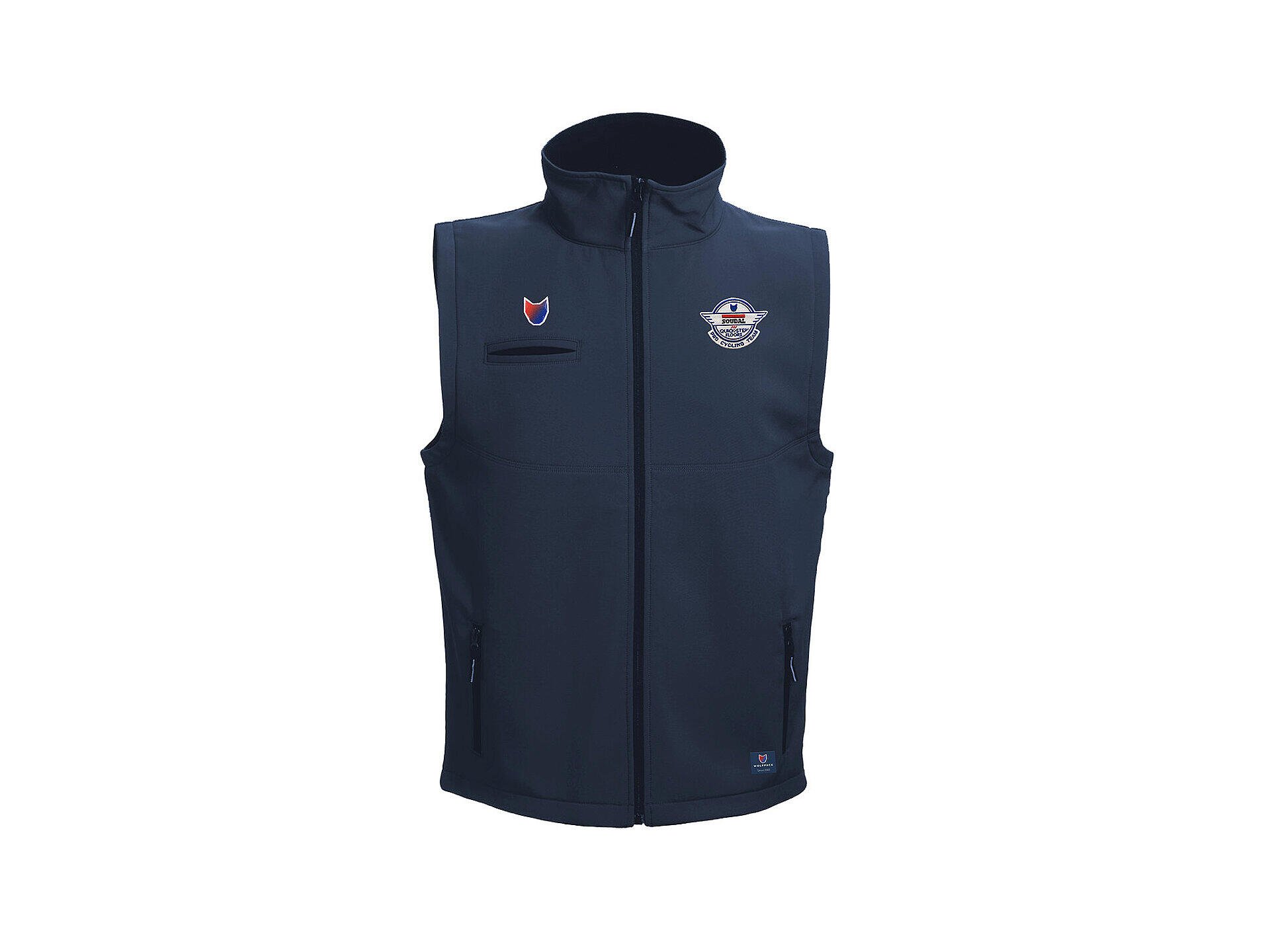 The Wolfpack Casual Softshell Bodywarmer jas S French Navy