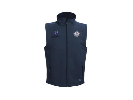 The Wolfpack Casual Softshell Bodywarmer jas S French Navy 1