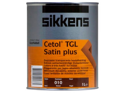 Sikkens Cetol TGL Satin Plus protection du bois 1l noyer 1