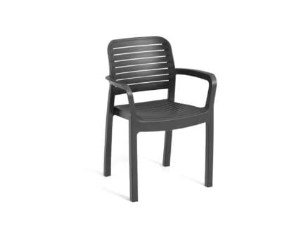 Keter Chloé chaise de jardin graphite 1
