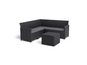 Keter Claire loungeset 5 plaatsen grafiet