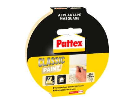 Pattex Classic Paint ruban de masquage 50m x 19mm beige 1