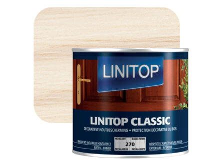 Linitop Classic lasure 0,5l blanc patine #270 1