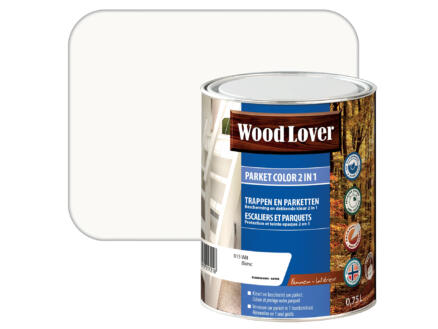 Wood Lover Color 2-in-1 parket 0,75l wit #015 1