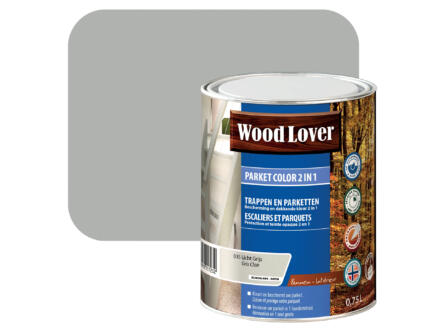 Wood Lover Color parquet 2-en-1 0,75l gris clair #035 1