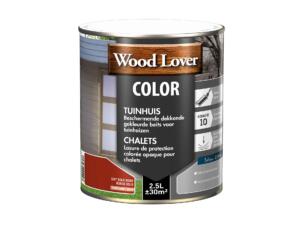 Wood Lover Color tuinhuis houtbeits 2,5l oslo rood #640