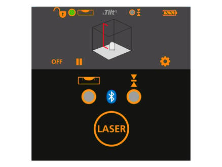 Laserliner CompactCross-Laser Plus automatische kruislijnlaser met neigingsfunctie + wandhouder