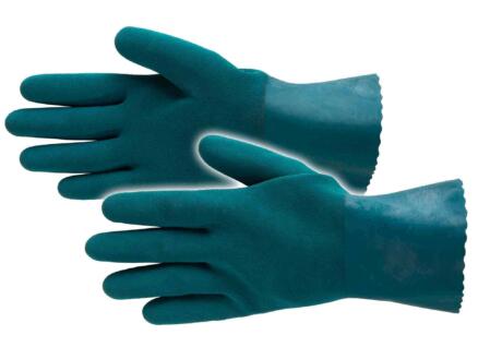Compost gants de jardinage L/XL latex vert 1