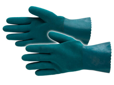 Compost gants de jardinage S/M latex vert 1