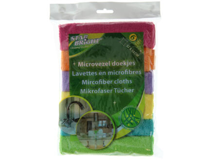 Cool Cleaning lavettes microfibre 6 pièces