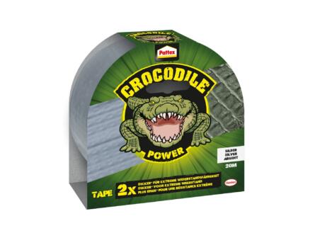 Pattex Crocodile tape 20m grijs 1