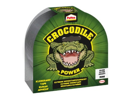 Pattex Crocodile tape 30m grijs