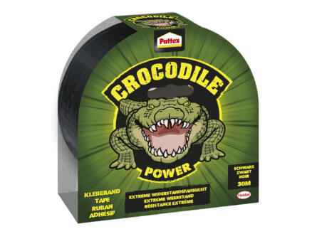 Pattex Crocodile tape 30m zwart