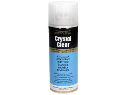Rust-oleum Crystal Clear lakspray zijdeglans 0,4l transparant 1
