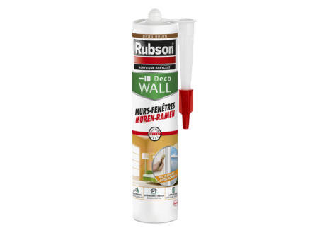 Rubson Deco Wall acrylaatkit muren & ramen 280ml bruin 1