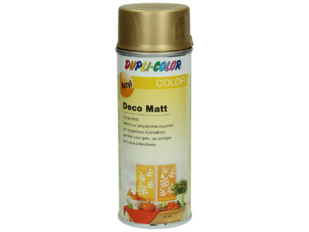 Deco laque en spray acryl mat 0,4l or 1