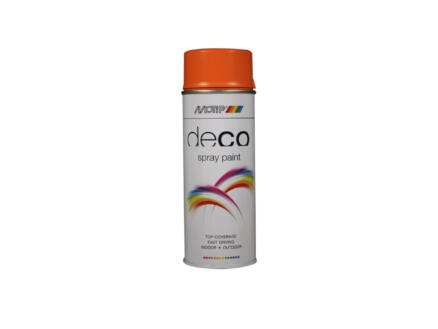 Motip Deco laque en spray brillant 0,4l orange pastel 1