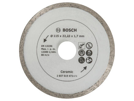 Bosch Diamantschijf keramiek 115x1,7x22,23 mm