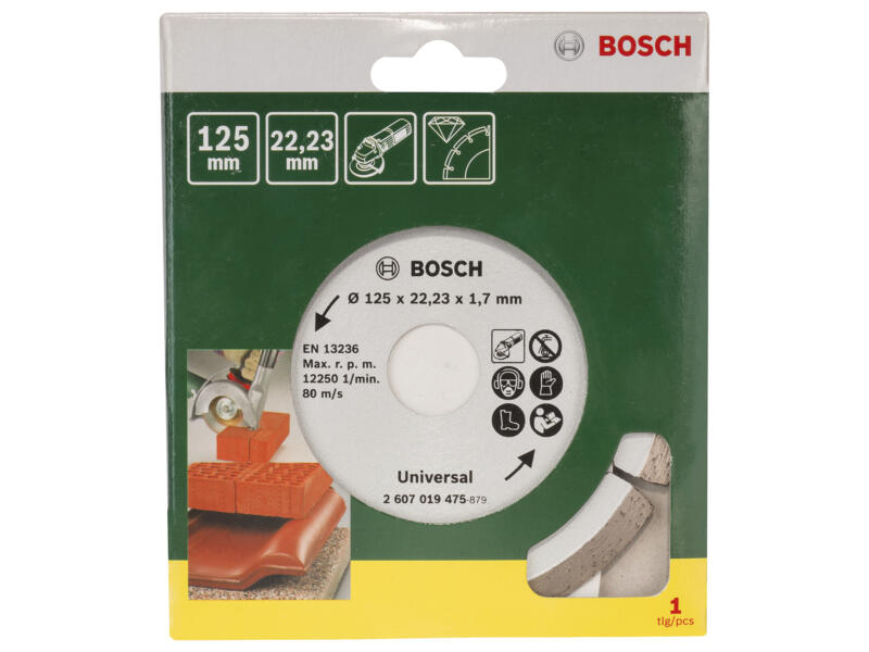 Bosch Diamantschijf universeel 125x1,7x22,23 mm