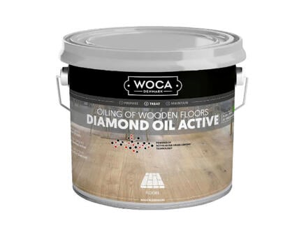 Woca Diamond Oil Active huile parquet 1l carbon black 1