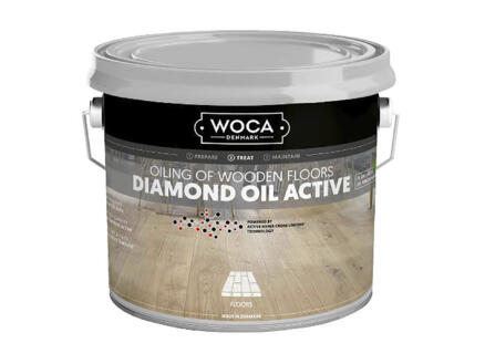 Woca Diamond Oil Active huile parquet 250ml blanc 1