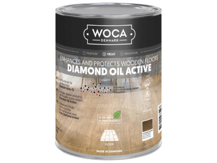 Woca Diamond Oil Active huile parquet 250ml caramel brown 1