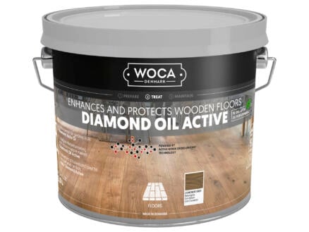 Woca Diamond Oil Active huile parquet 250ml concrete grey 1