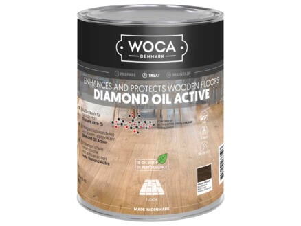 Woca Diamond Oil Active huile parquet 250ml smoke brown 1