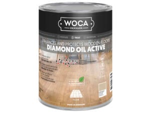 Woca Diamond Oil Active olie hout 1l extra wit