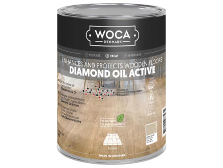 Woca Diamond Oil Active olie hout 1l extra wit 1
