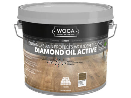 Woca Diamond Oil Active olie hout 250ml concrete grey 1