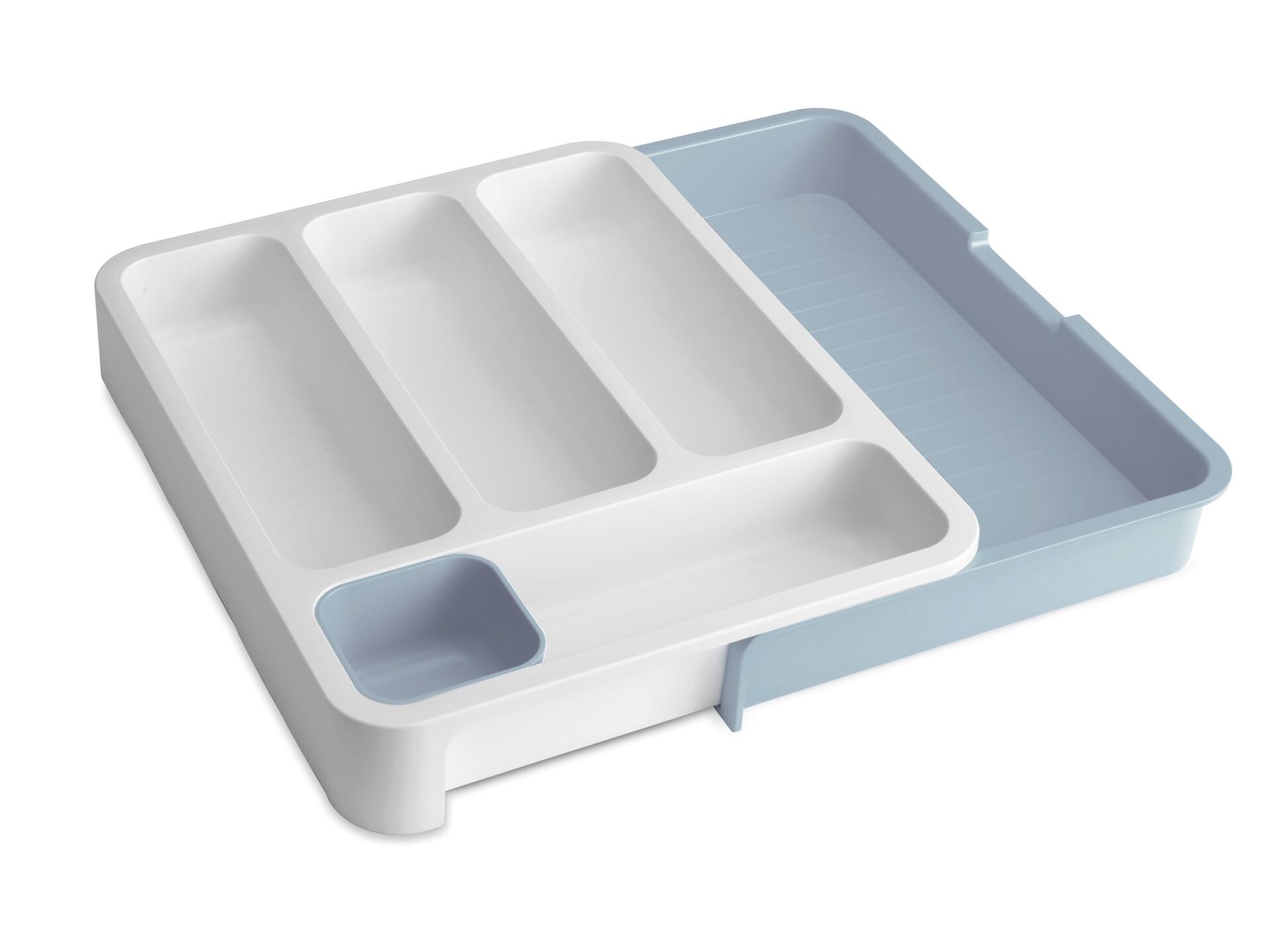 Drawerstore organisateur de tiroir de cuisine blanc/bleu | Hubo