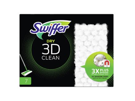 Swiffer Dry 3D Clean recharge chiffon de sol 7 pièces 1