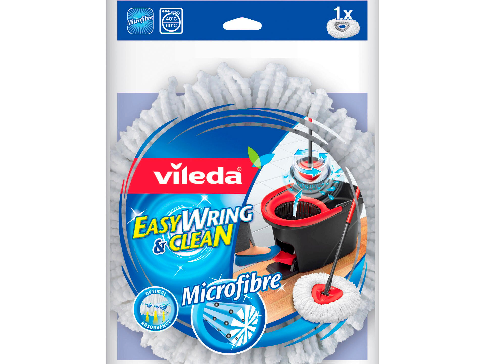 Vileda Easy Wring & Clean tête de balai serpillière mop
