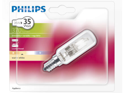 Philips Eco halogeen dampkaplamp E14 28W dimbaar 1