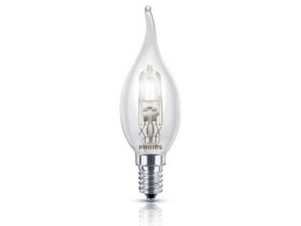Philips EcoClassic ampoule flamme halogène E14 18W 1
