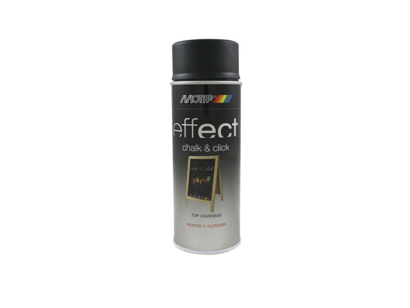 Motip Effect Chalk & Click laque en spray 0,4l noir