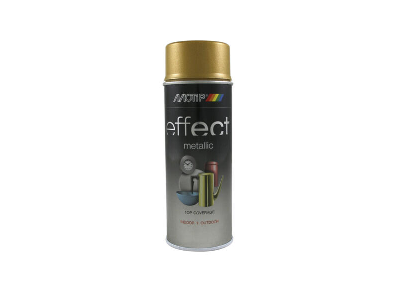 Motip Effect Metallic laque en spray 0,4l or