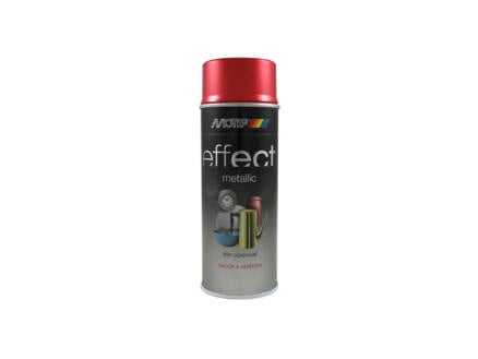 Motip Effect Metallic laque en spray 0,4l rouge 1