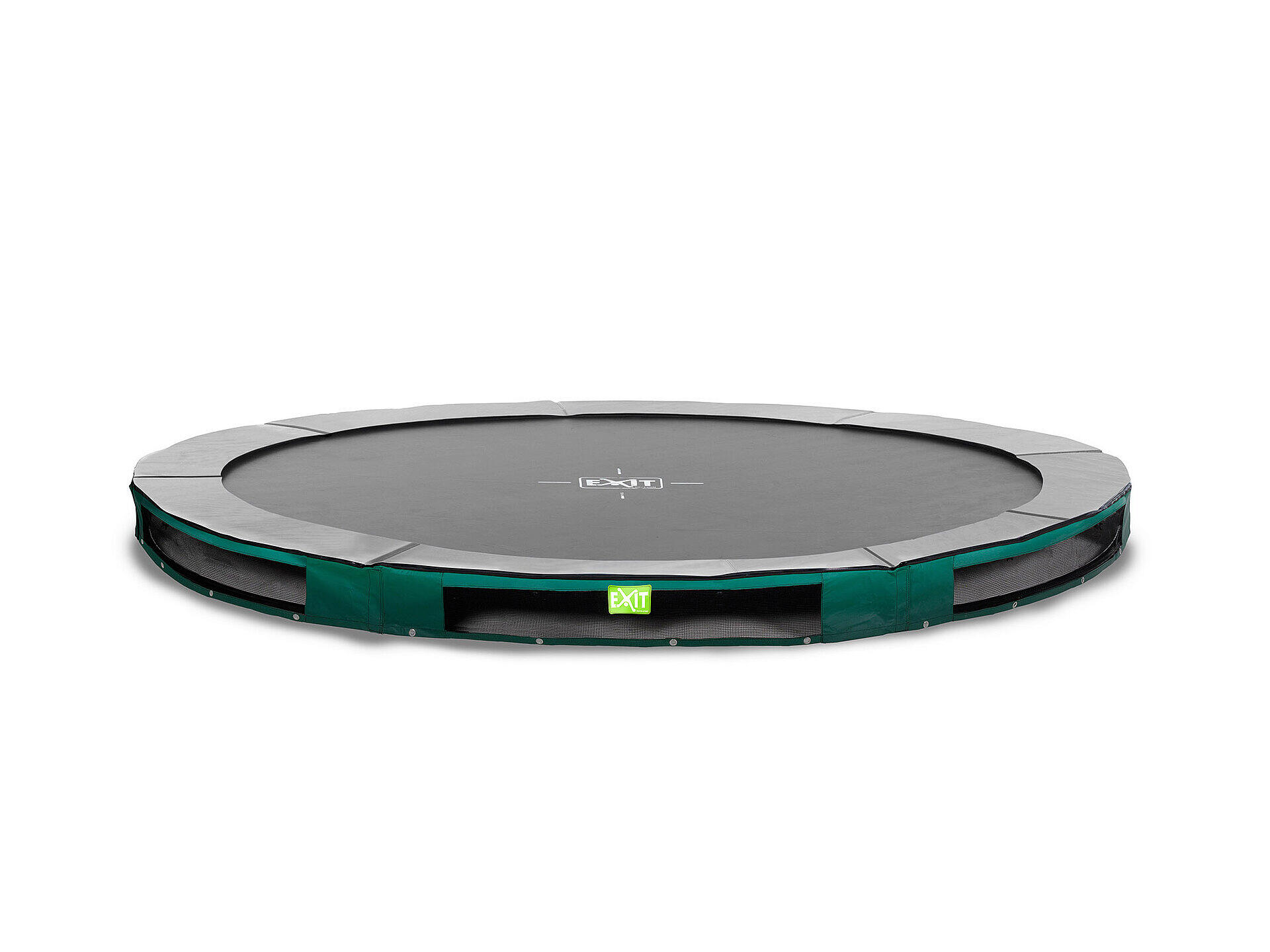 Exit Toys Elegant Premium Sports trampoline ingegraven 366cm groen