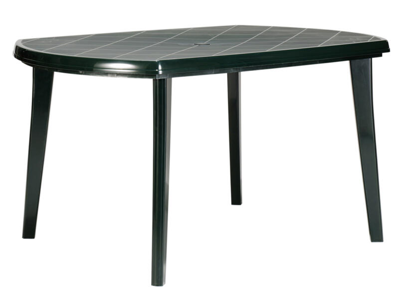 Jardin Elise table de jardin 137x90 cm verte | Hubo